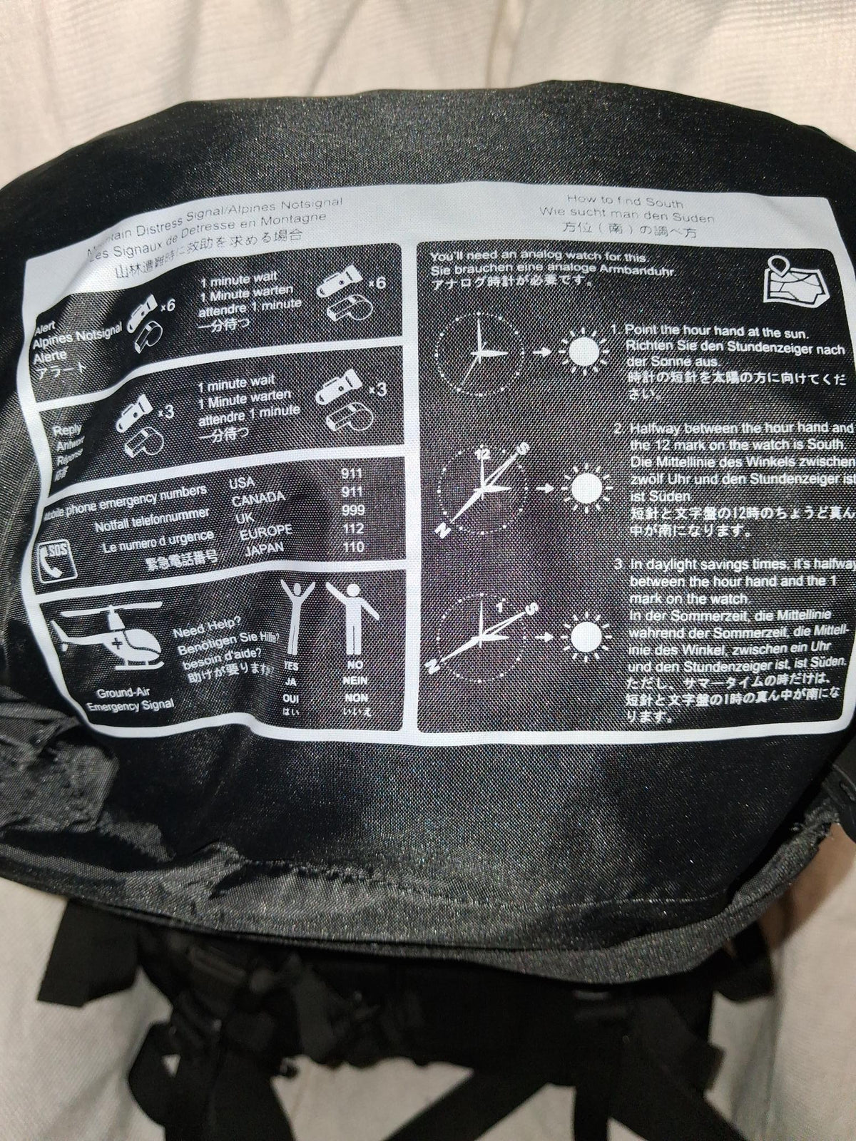 Mardingtop 60L Tactical Backpack with Raincover – Black