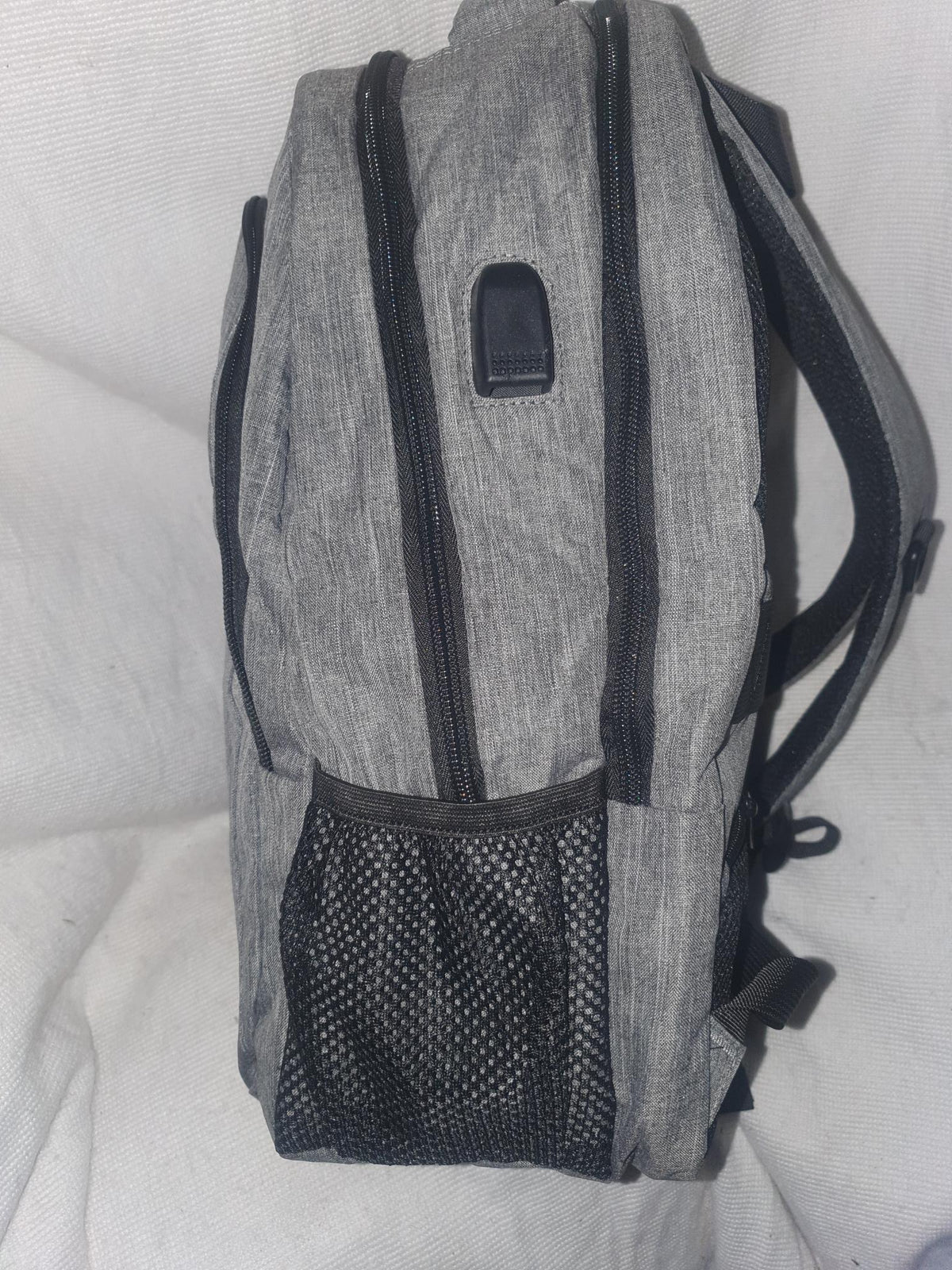 Maiten Anti-Theft USB Charging Backpack – Grey