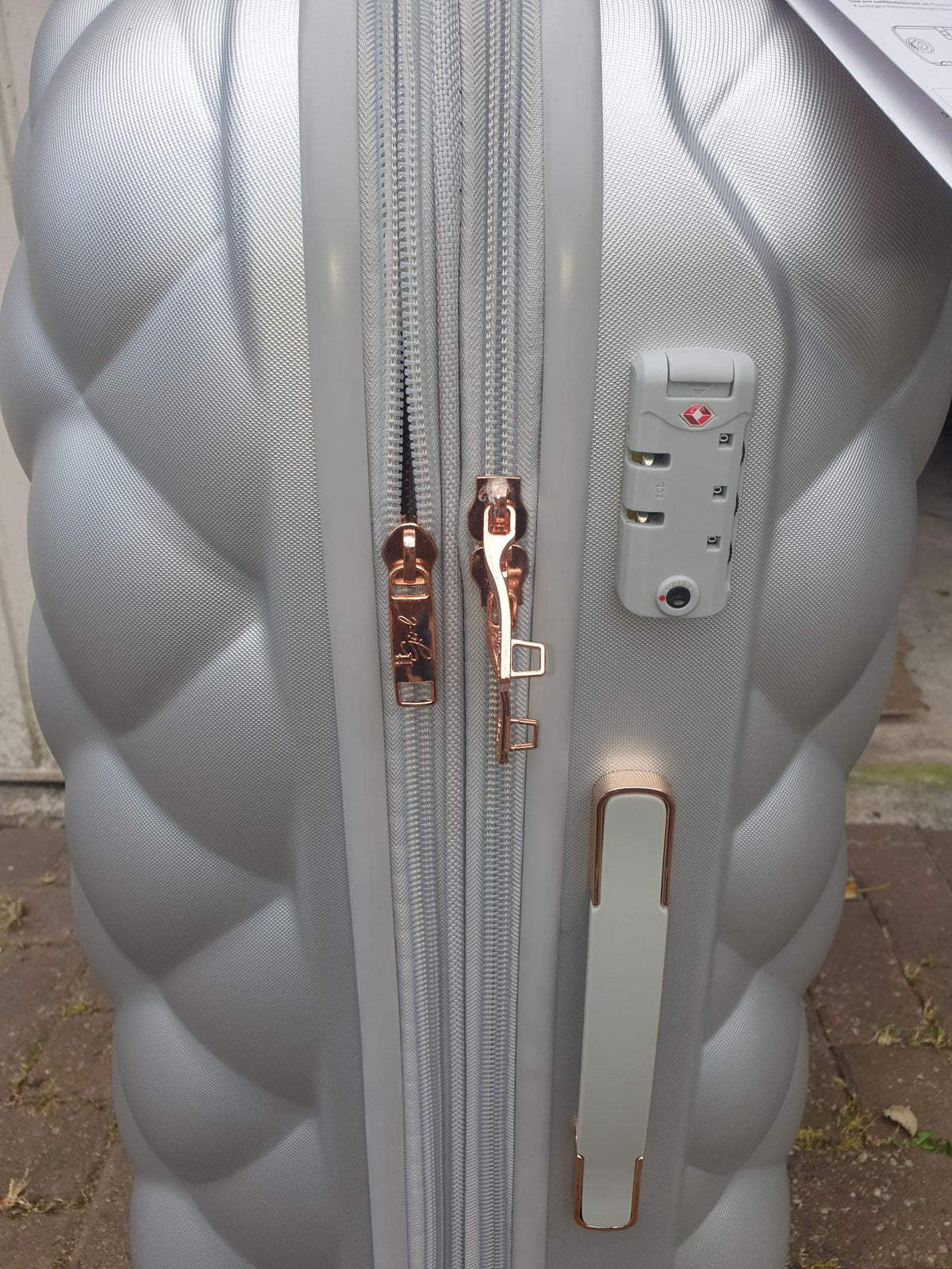 IT Luggage Opulent Large Hardshell Suitcase – Silver