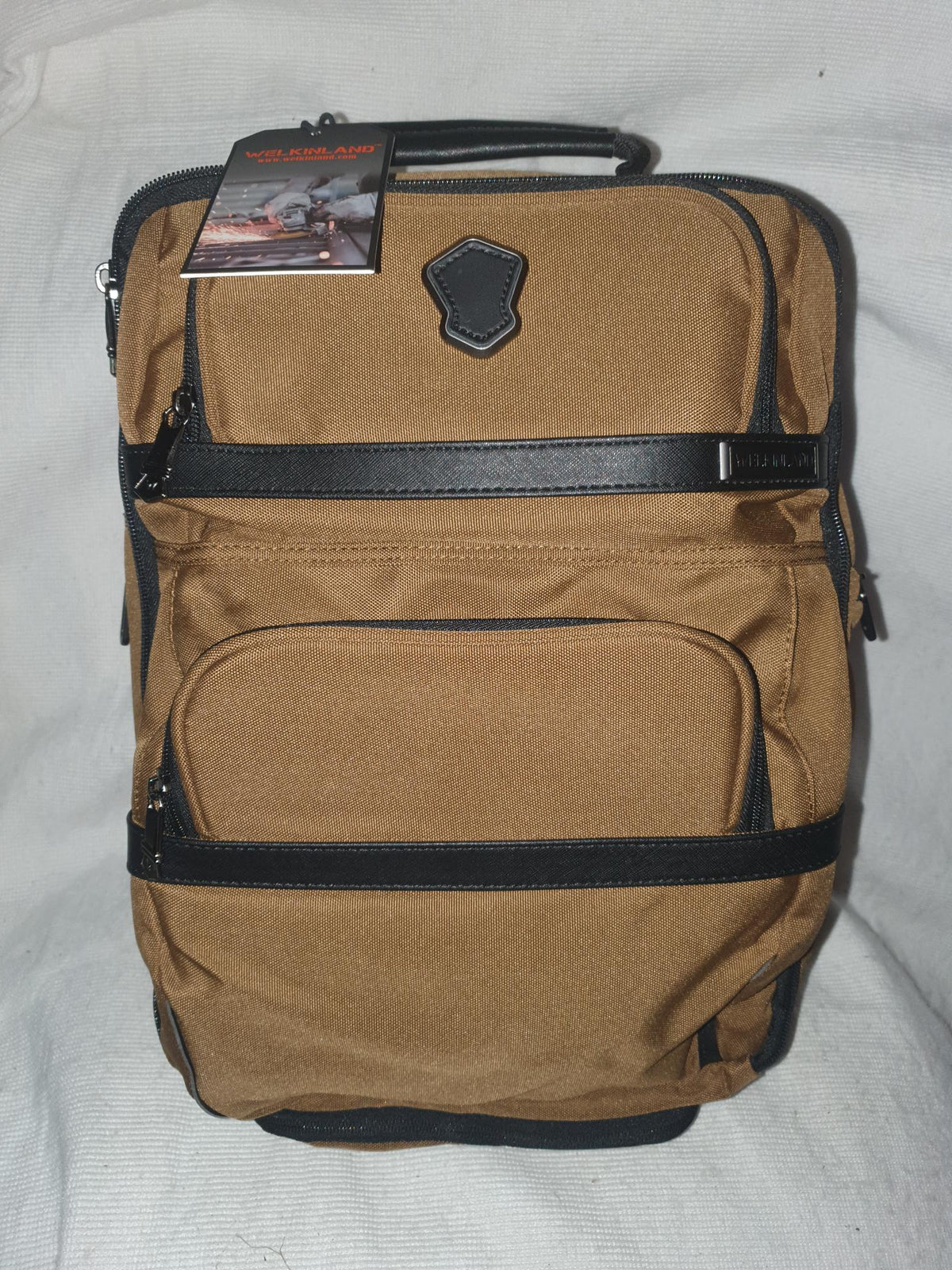 Welkinland 20-Pocket Expandable Laptop Backpack